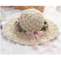 Summer New Wreath Hat, Pure Manual Sun Along Straw Hat